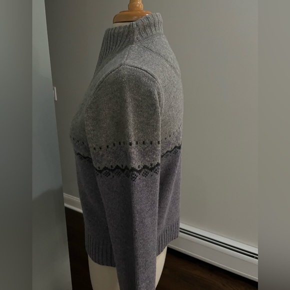 NWOT Woolrich Lambswool Mock Neck Sweater Size Small Z539 - Picture 3 of 4